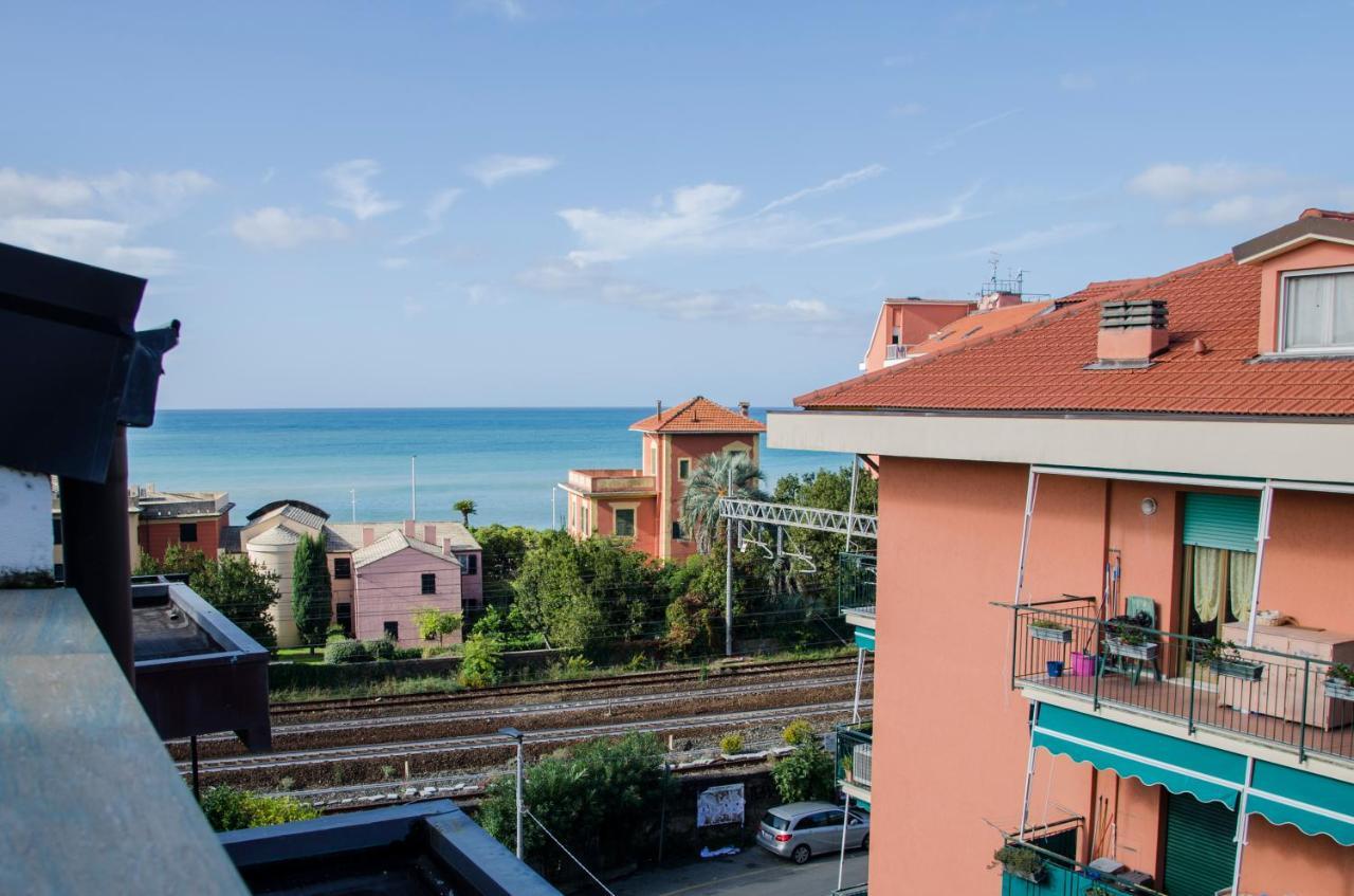 009 - Attico Sant'Anna Vista Mare 150M Dalla Spiaggia Con Terrazza Privata Διαμέρισμα Σέστρι Λεβάντε Εξωτερικό φωτογραφία